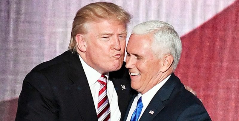 Pence says Trump is wrong