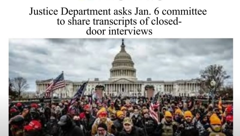 DOJ requests interview transcr