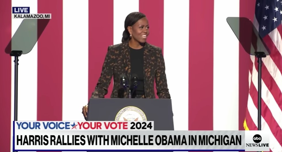 michelle obama in kalamazoo mi