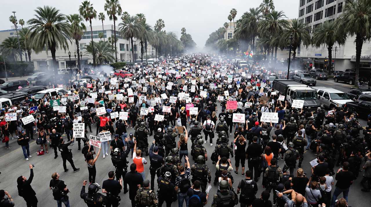 la protests