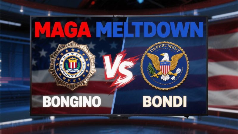 maga meltdown bondi bongino epstein