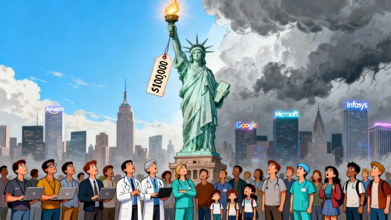 Trump Slaps $100,000 Fee on H-1B Visas — A Blow to Tech and Global Talent in America