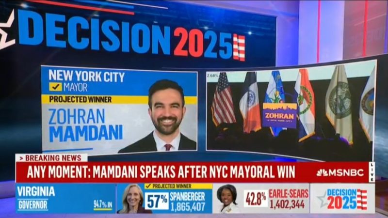 zohran mamdani wins mayor of NYC