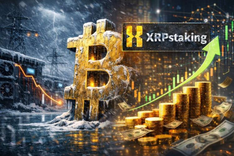 A cold snap in the Northern Hemisphere has caused a drop in Bitcoin's hashrate