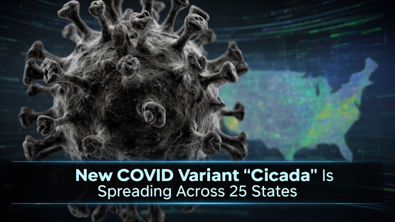 New COVID Variant 'Cicada' Is Spreading Across 25 States: