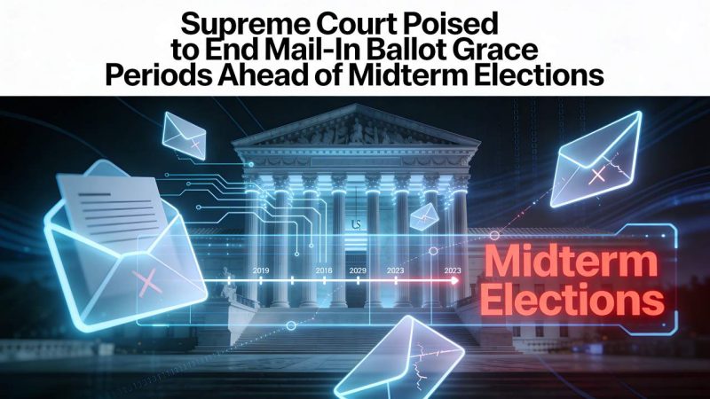 Supreme Court Poised to End Mail-In Ballot Grace Periods Ahead of 2026 Midterm Elections