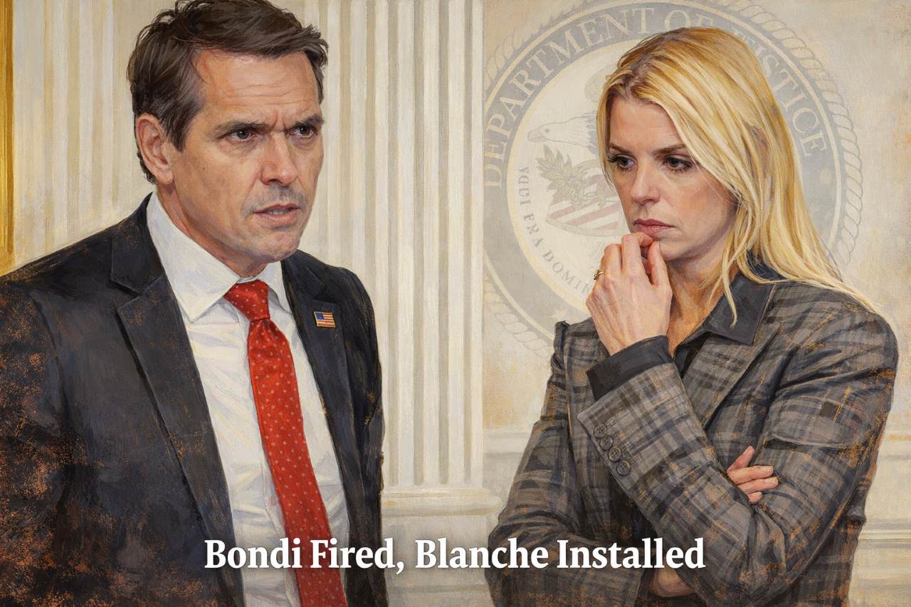 todd blanche takes over for bondi fired